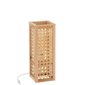 Přírodní bambusová stolní lampa Rectan - 18*18*50cm
