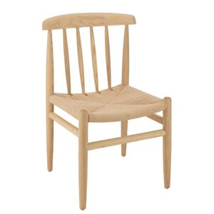 Přírodní dřevěná židle Scandinavian - 45*45*79cm
