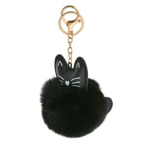 Přívěšek na klíče černá kočička