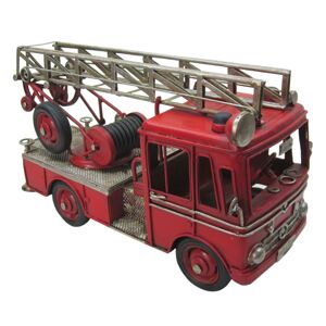 Retro model hasičského vozu - 25*11*14 cm