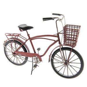 Retro model jízdního kola s košíkem - 32*20*12 cm