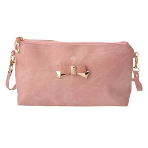 Růžová kabelka psaníčko Bow - 24*17 cm