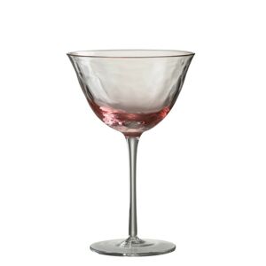 Růžová sklenička na koktejl Verma - Ø 12*18 cm