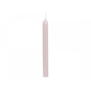 Růžová úzká svíčka Taper powder - Ø 1,2 *13cm / 2.5h Chic Antique