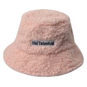 Růžový dětský zimní klobouk s nápisem Clayre & Eef