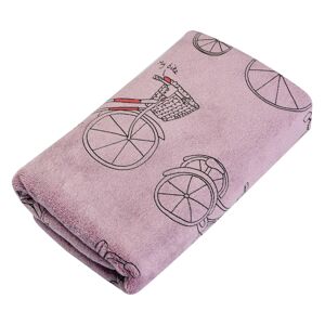 Růžový ručník s kolem - 35*75 cm