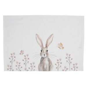Sada bavlněných prostírání s motivem králíka Rustic Easter Bunny - 48*33 cm