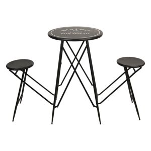 Set bistro stolku s židlemi Bistro De Paris - Ø 61*101 cm