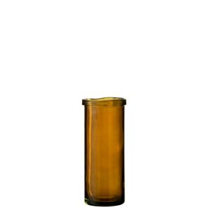 Skleněná okrová váza Vase  Virgine L- Ø *15*36 cm