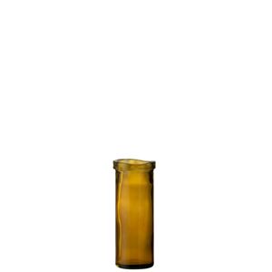 Skleněná okrová váza Vase  Virgine M - Ø 12*28 cm