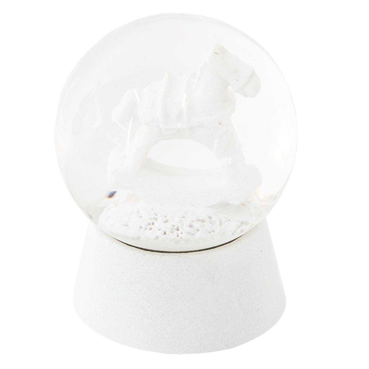 Sněžítko s houpacím koníkem - Ø 5*6 cm