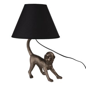 Stolní lampa Monkey s černým stínidlem sleva - 29*27*43 cm /E27 Clayre & Eef