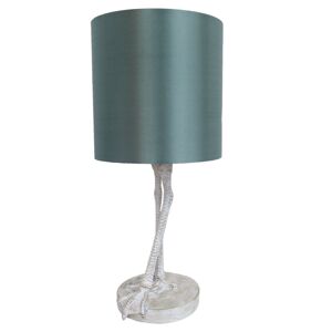 Stolní lampa se zeleným stínidlem na ptačích nožkách – Ø 25*56 cm