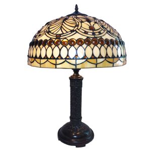 Stolní lampa Tiffany Adélie – Ø 46*62 cm E27/max 2*60W