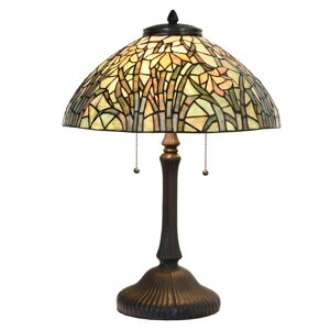Stolní Tiffany lampa Aglaie – Ø 40*60 cm E27/max 3*60W