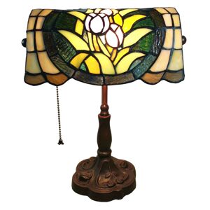 Stolní Tiffany lampa Brielle - 25*25*42 cm E27/max 1*60W