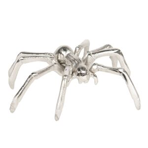 Stříbrná dekorace pavouk - 19*16*5 cm