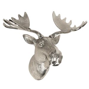 Stříbrná dekorační socha losa - 53*30*46 cm