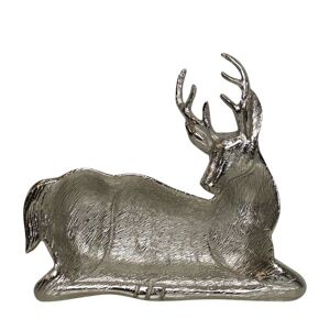 Stříbrná kovová mísa ve tvaru jelena - 33*4*31cm
