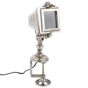 Stříbrná stolní lampa Industriale - 50*19*20 cm