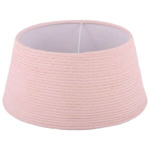 Světlounce růžové provázkové stínidlo na stolní lampu - Ø35*17 cm/ E27 Collectione