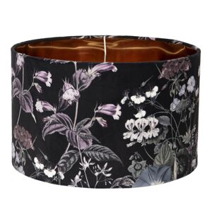 Textilní stínidlo na lampu s květinami Cigogne – Ø 35*22 cm
