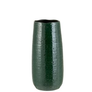 Tmavě zelená keramická váha se vzorem Seraphine S - 15*19*40 cm