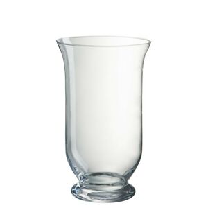 Transparentní skleněná váza Hurricane - Ø15*25 cm
