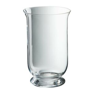 Transparentní skleněná váza Hurricane - Ø18*30 cm