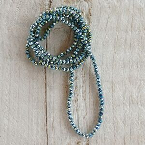 Tyrkysový náhrdelník z korálků - 4mm*1m