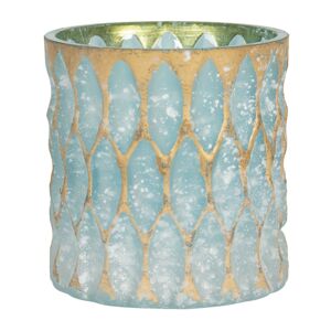 Zlatá dekorativní kovová váza Leah S - Ø 11*18 cm Clayre & Eef