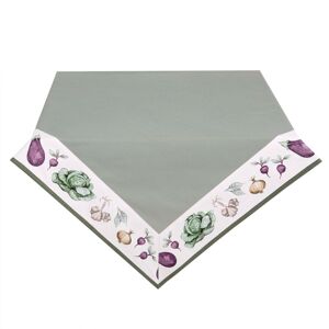 Fialkový bavlněný polštář s krajkou Lace violet - 50*10*30cm J-Line by Jolipa