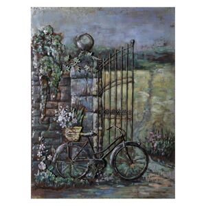 Umělecký kovový obraz vintage Bike - 75*6*100 cm