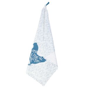 Khaki šátek s barevnými proužky - 70*180 cm Clayre & Eef
