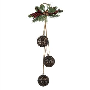 Vánoční koule k zavěšení na dveře  - 22*8*60 cm Clayre & Eef