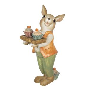 Velikonoční dekorace králíka s muffiny - 11*6*16 cm