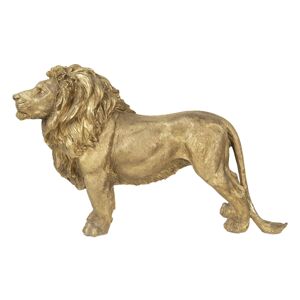Velká zlatá dekorace lva Lion - 54*16*34 cm