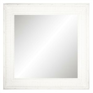 Velké nástěnné zrcadlo v dřevěném rámu - 100*100*6 cm