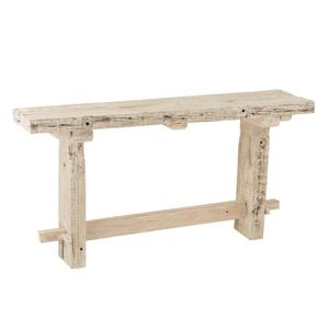 Vintage dřevěný konzolový stůl z recyklovaného dřeva Adelais - 150*37*77 cm