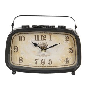 Vintage stolní hodiny Yasmina - 20*5*15 cm / 1*AA