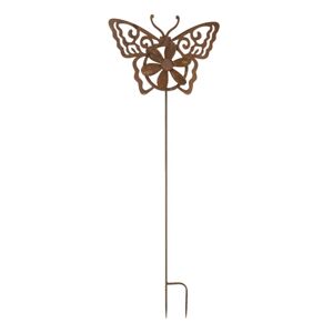 Zapichovací zahradní větrník Motýl - 43*6*120 cm