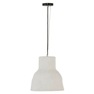Závěsná bílá lampa z kameniny Pottery - ∅ 30*140 cm