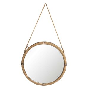 Závěsné zrcadlo na laně - Ø 60*5 cm