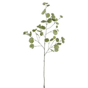 Zelená dekorační větvička s listy Branch Leaf - 124cm J-Line by Jolipa