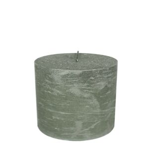 Zelená nevonná svíčka L válec - Ø 10*10cm