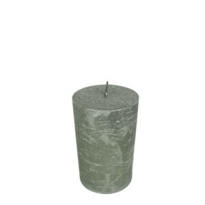 Zelená nevonná svíčka S válec - Ø  5*8cm
