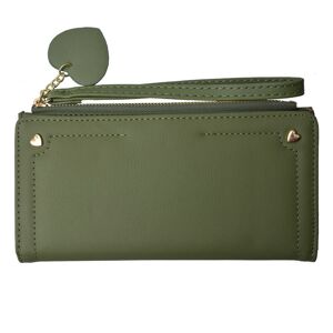 Zelená peněženka Jolla - 19*11 cm Clayre & Eef