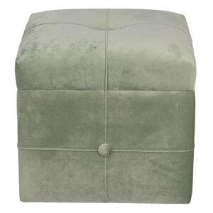 Zelená podnožka s úložným prostorem - 30*30*28 cm