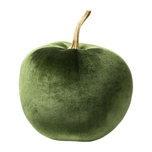 Zelené sametové dekorativní jablko Apple L - 33*33*36cm Mars & More