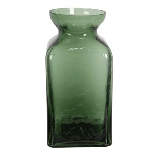 Zelenkavá skleněná váza Erica - Ø 10*19 cm